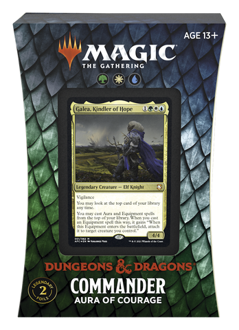 Dungeons & Dragons: Adventures in the Forgotten Realms - Commander Deck [Aura of Courage]
