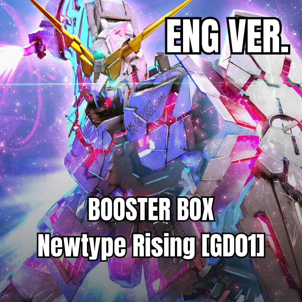 gundam gd01 booster box english Card Game - Newtype Rising (GD01) (Japanese) now with even more cards to enhance your gameplay GUNDAM CARD GAME - Booster