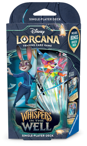 Disney Lorcana - Whispers in the Well Single-player Deck B: Judy Hopps & Robin Hood / Sapphire & Steel