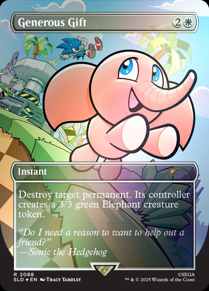 Secret Lair x Sonic: Chasing Adventure Foil Edition