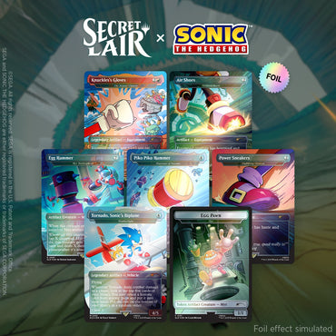 Secret Lair x Sonic: Turbo Gear Foil Edition
