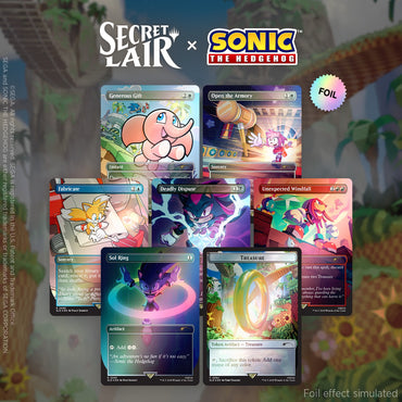 Secret Lair x Sonic: Chasing Adventure Foil Edition