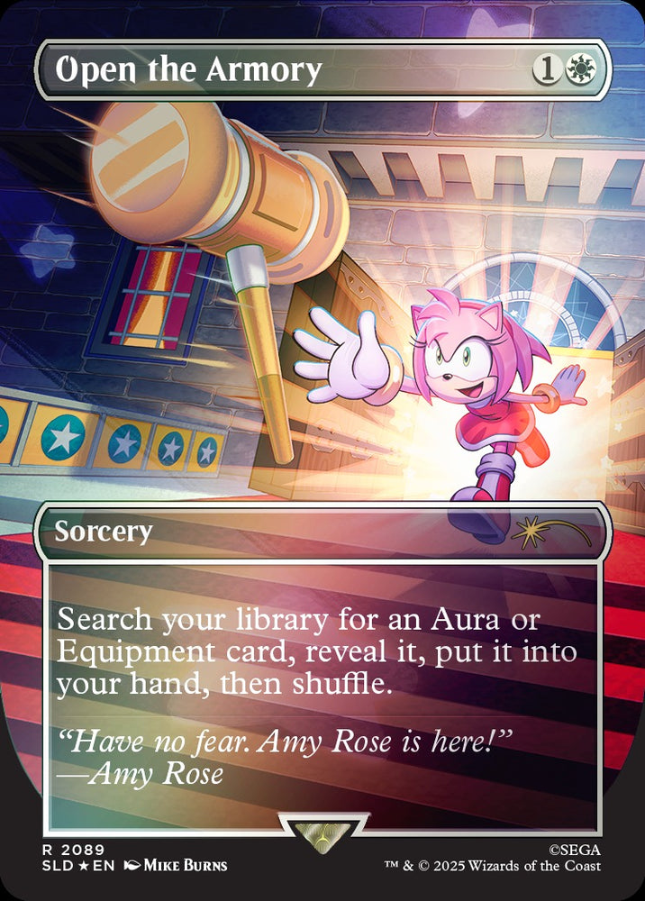 Secret Lair x Sonic: Chasing Adventure Foil Edition