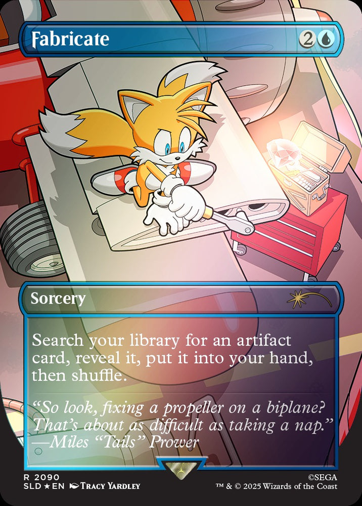 Secret Lair x Sonic: Chasing Adventure Foil Edition