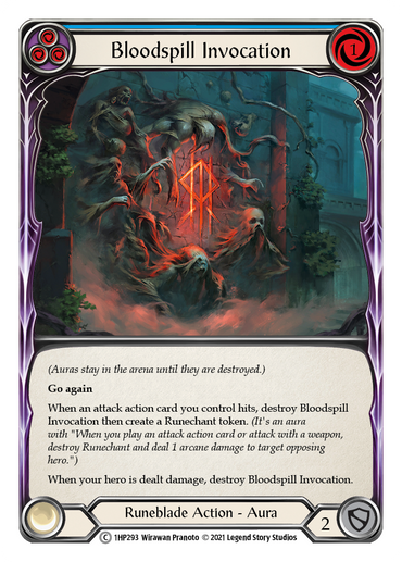 Bloodspill Invocation (Blue) [1HP293] (History Pack 1)