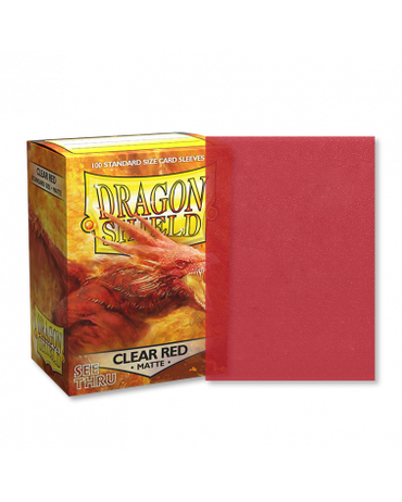 Dragon Shield Matte - Clear Red