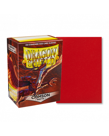 Dragon Shield Matte - Crimson