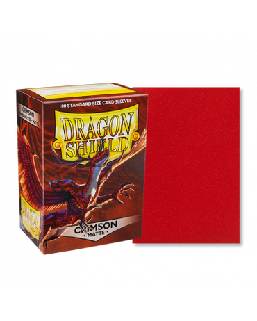 Dragon Shield Matte - Crimson