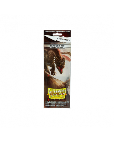 Dragon Shield - Sealable Perfect Fit Sleeves - Smoke - Standard Size