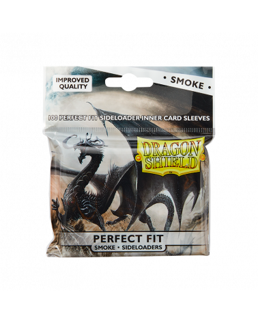 Dragon Shield - Sideloading Perfect Fit Sleeves - Smoke - Standard Size