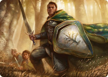 Boromir, Warden of the Tower Art Card [The Lord of the Rings: Tales of Middle-earth Art Series]
