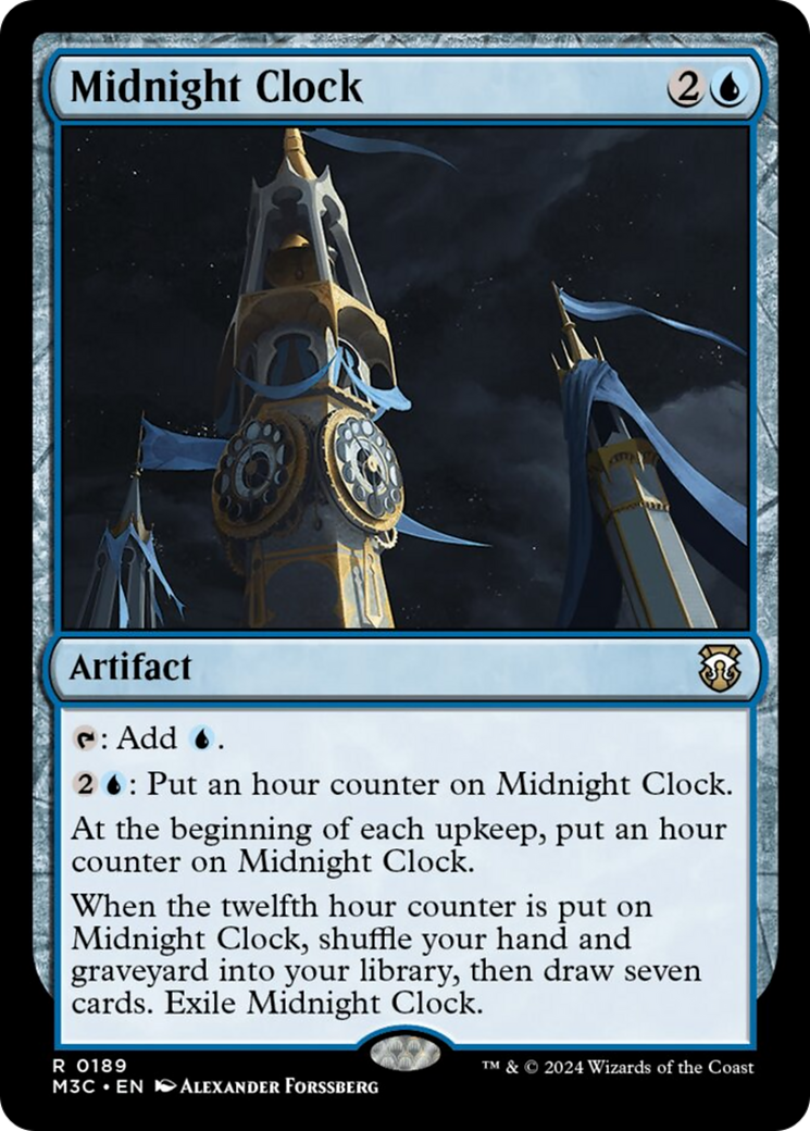 Midnight Clock (Ripple Foil) [Modern Horizons 3 Commander]
