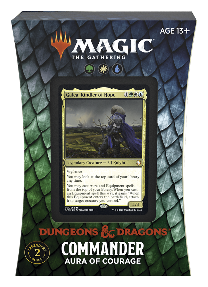 Dungeons & Dragons: Adventures in the Forgotten Realms - Commander Deck [Aura of Courage]