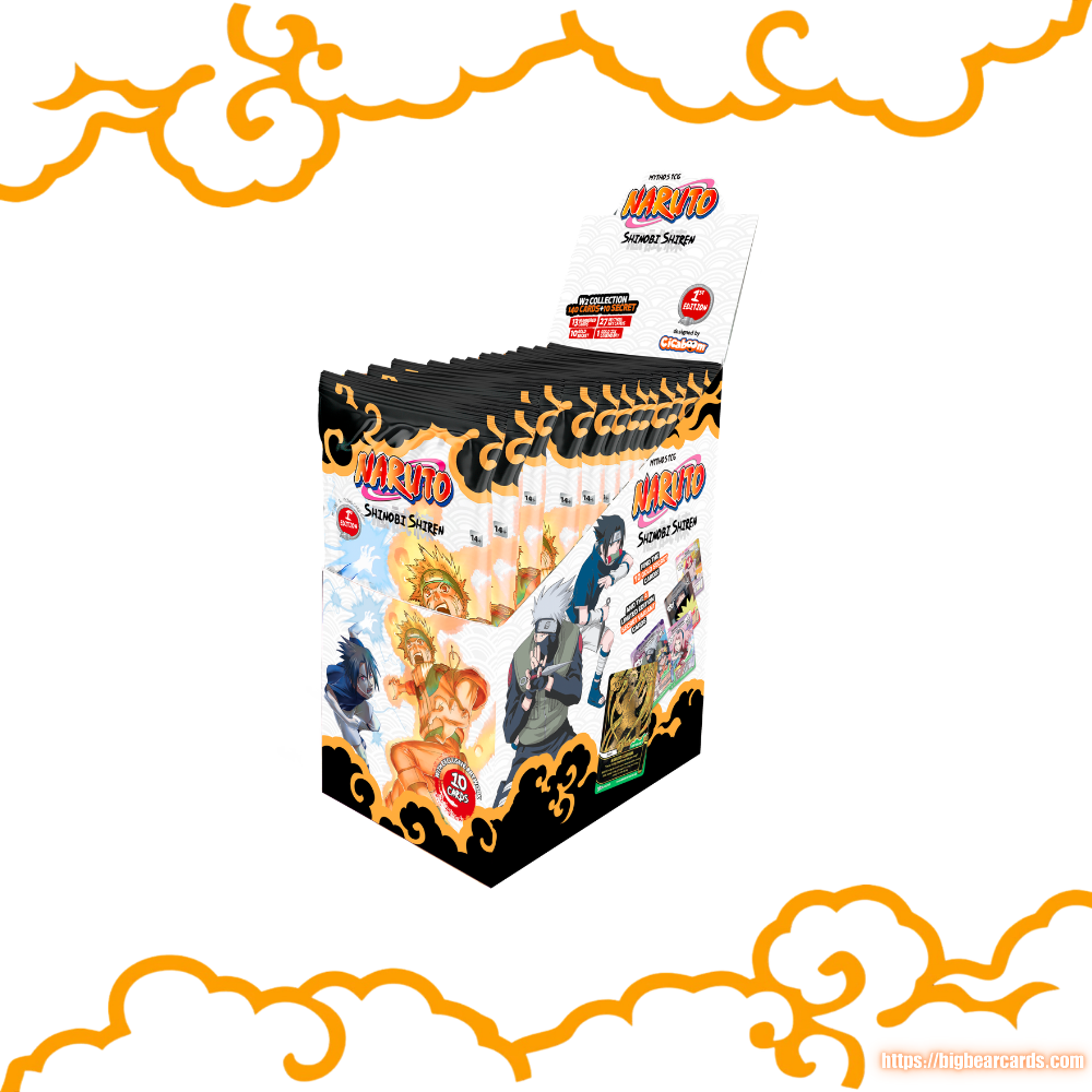 NARUTO Mythos TCG - 24 Booster Display Set 2 - Shinobi Shiren
