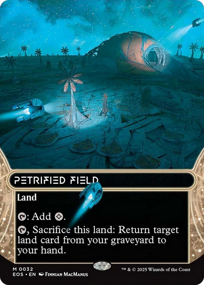 Petrified Field (0032) (Borderless) [Edge of Eternities: Stellar Sights]