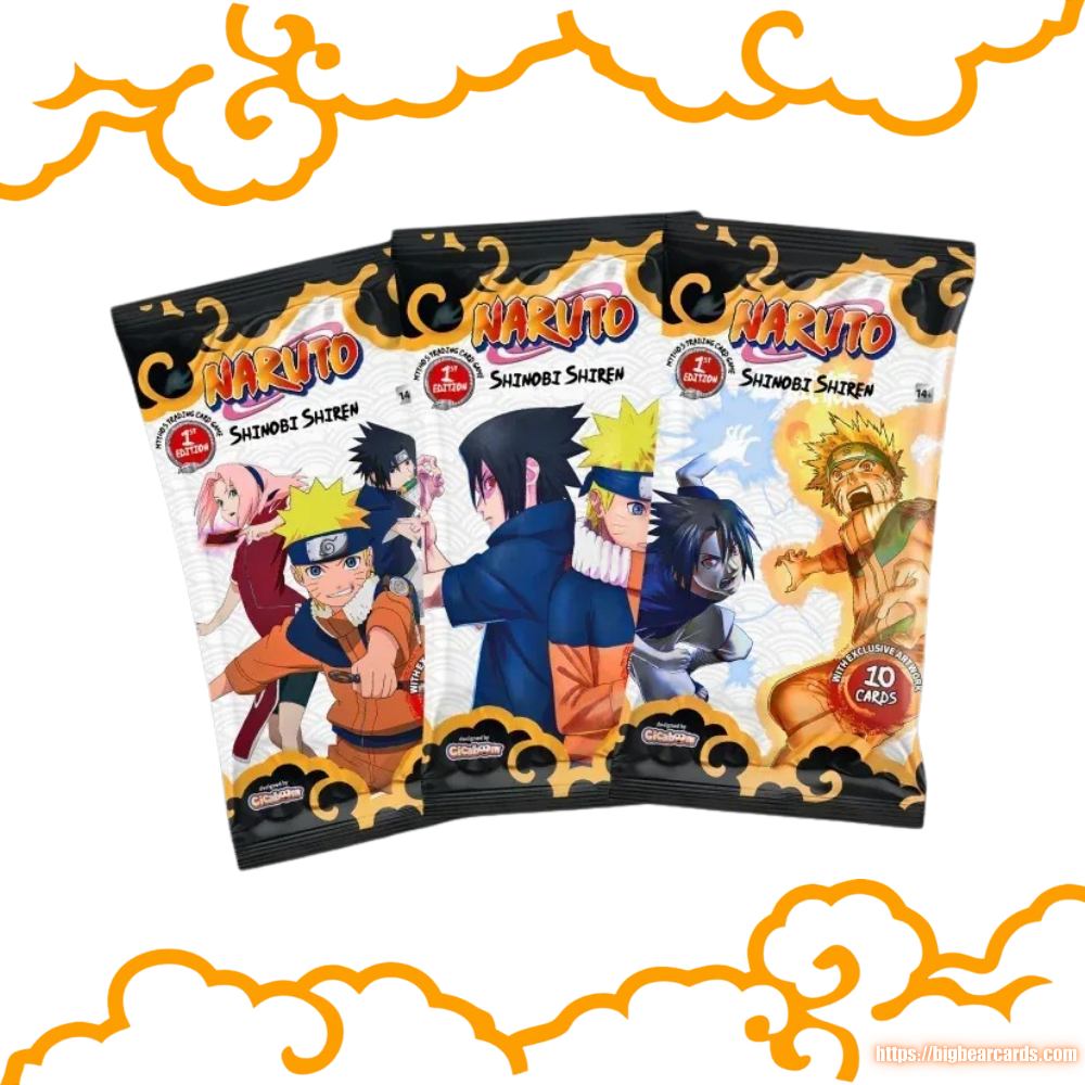 NARUTO Mythos TCG - 3 Booster Display Set 2 - Shinobi Shiren