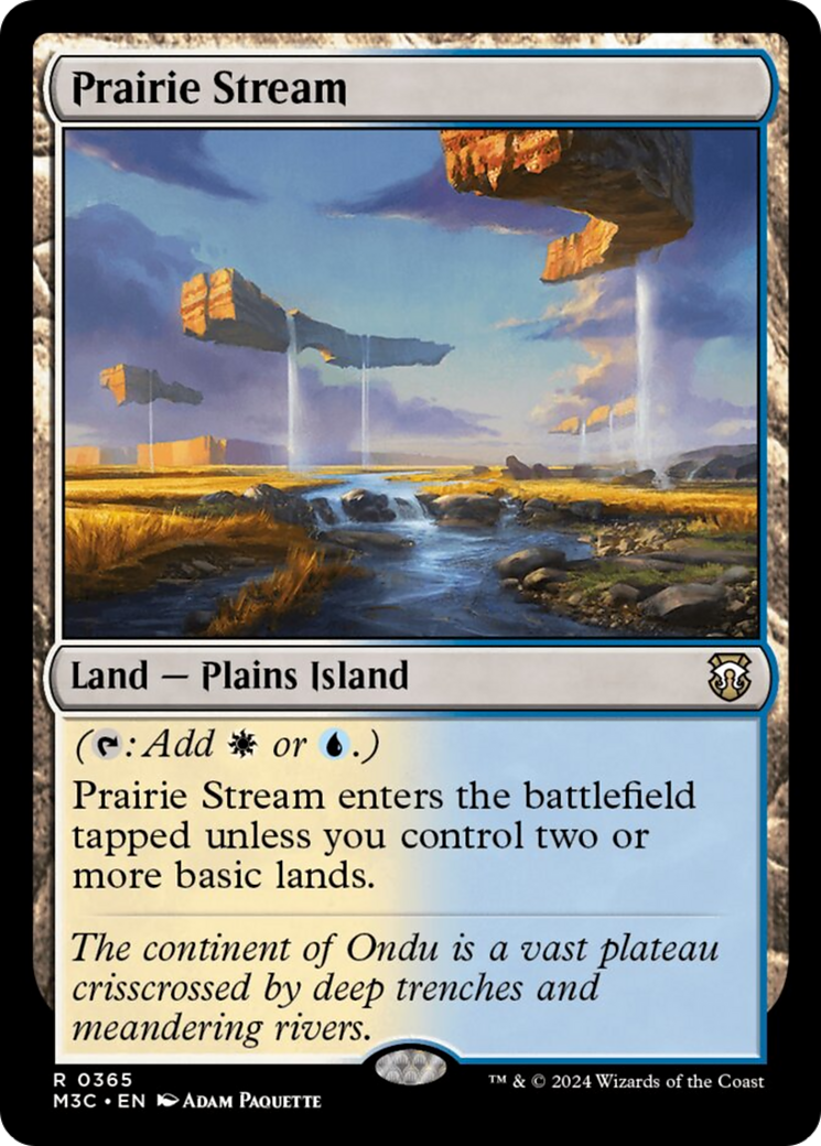 Prairie Stream (Ripple Foil) [Modern Horizons 3 Commander]