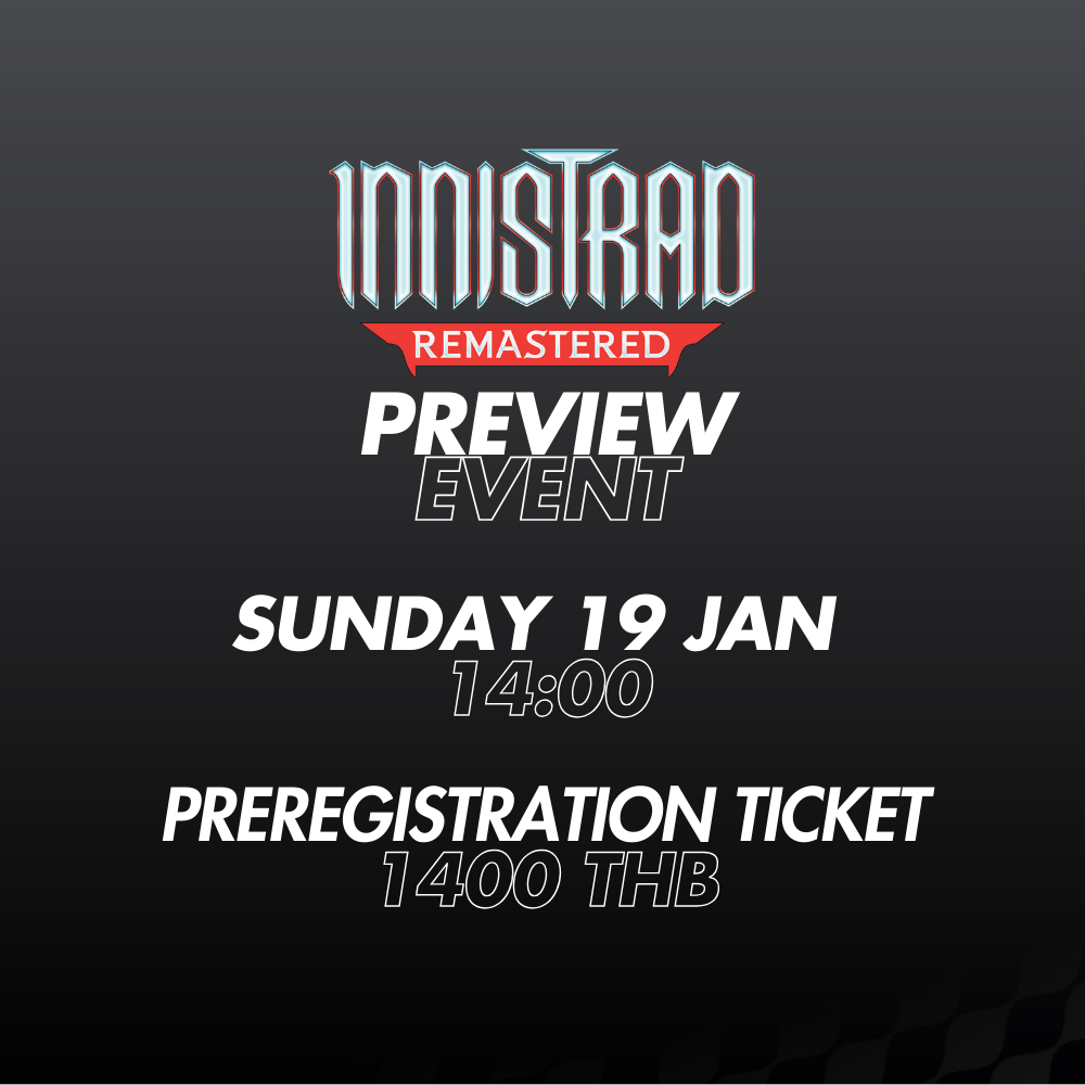 Sunday 19 January 14:00 Innistrad Remastered - Sealed