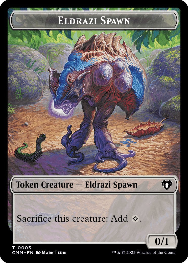 Eldrazi Spawn // Goblin Double-Sided Token [Commander Masters Tokens]