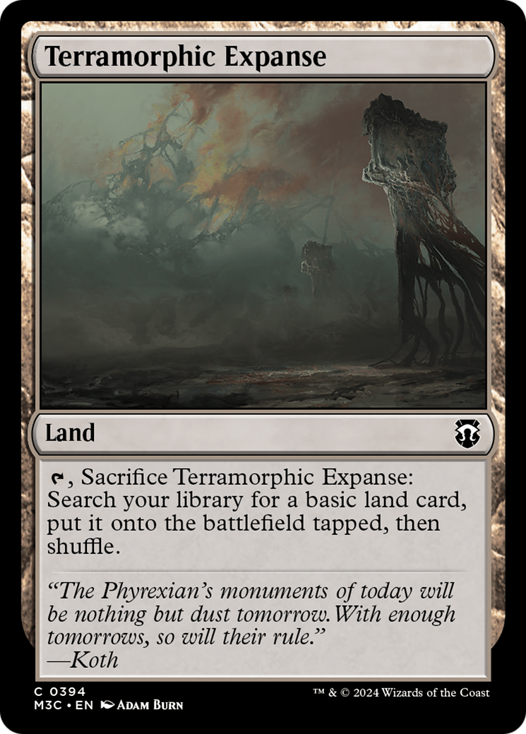 Terramorphic Expanse (Ripple Foil) [Modern Horizons 3 Commander]