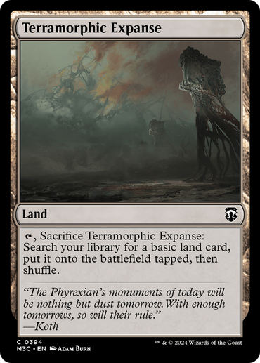 Terramorphic Expanse (Ripple Foil) [Modern Horizons 3 Commander]