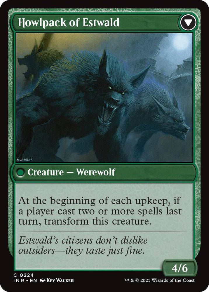 Villagers of Estwald // Howlpack of Estwald [Innistrad Remastered]