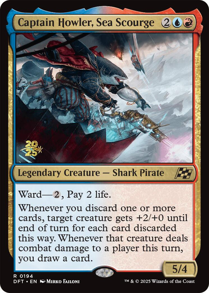 Captain Howler, Sea Scourge [Aetherdrift Prerelease Promos]