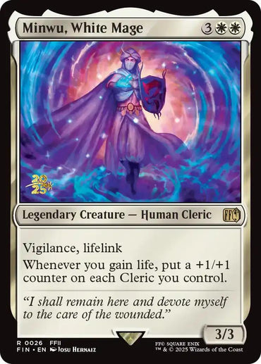 Minwu, White Mage [FINAL FANTASY Prerelease Promo]