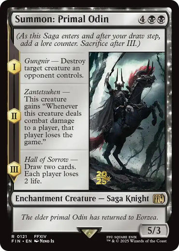 Summon: Primal Odin [FINAL FANTASY Prerelease Promo]