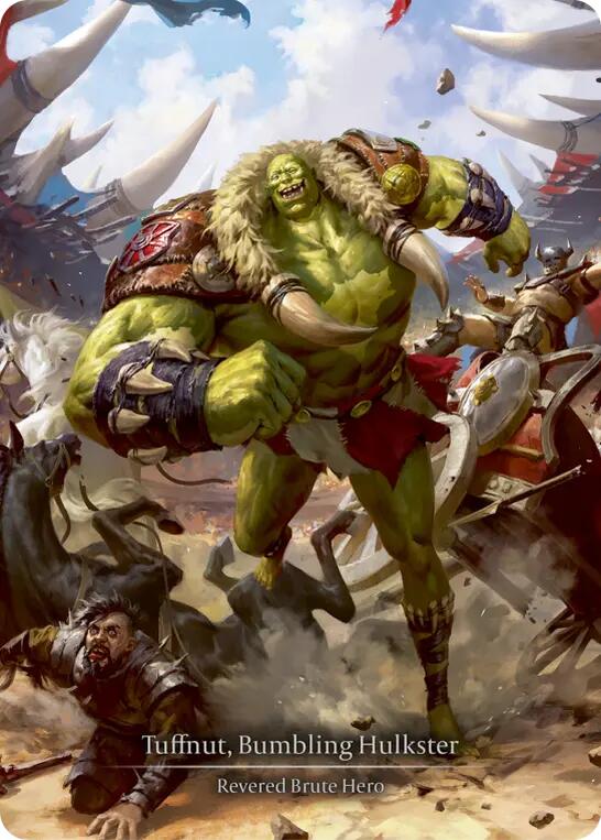 Tuffnut, Bumbling Hulkster (Marvel) [SUP001] (Super Slam)  Cold Foil