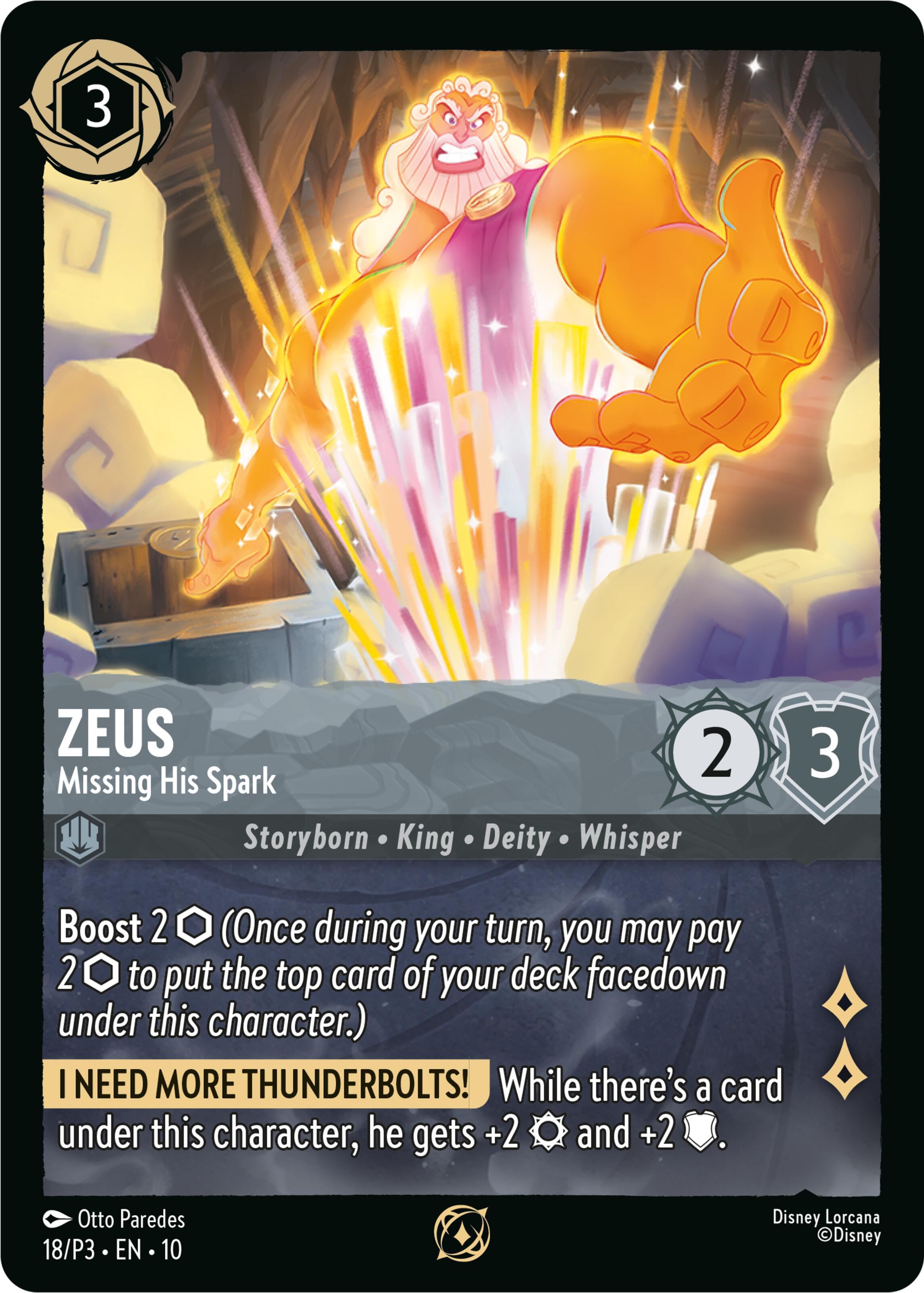 Zeus - Missing His Spark (18) [Promo Cards]