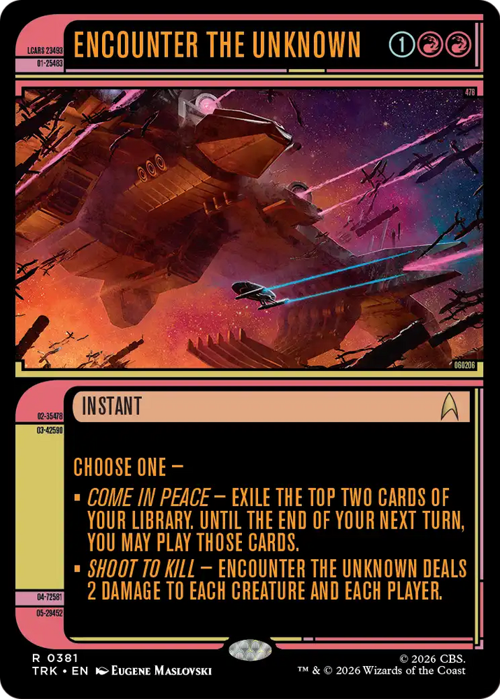 Encounter the Unknown (Showcase) [Star Trek]
