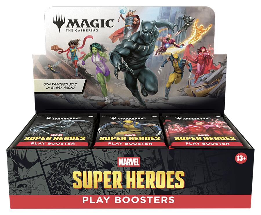 Marvel Super Heroes - Play Booster Display -