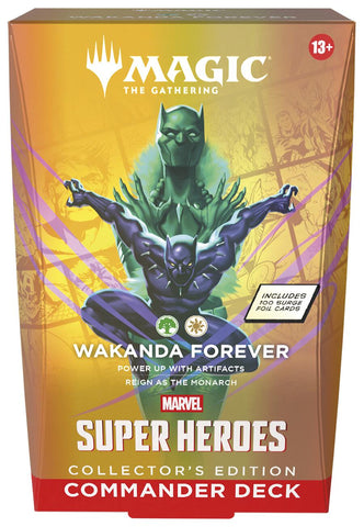Marvel Super Heroes Commander Deck - Wakanda Forever (Collector's Edition) -