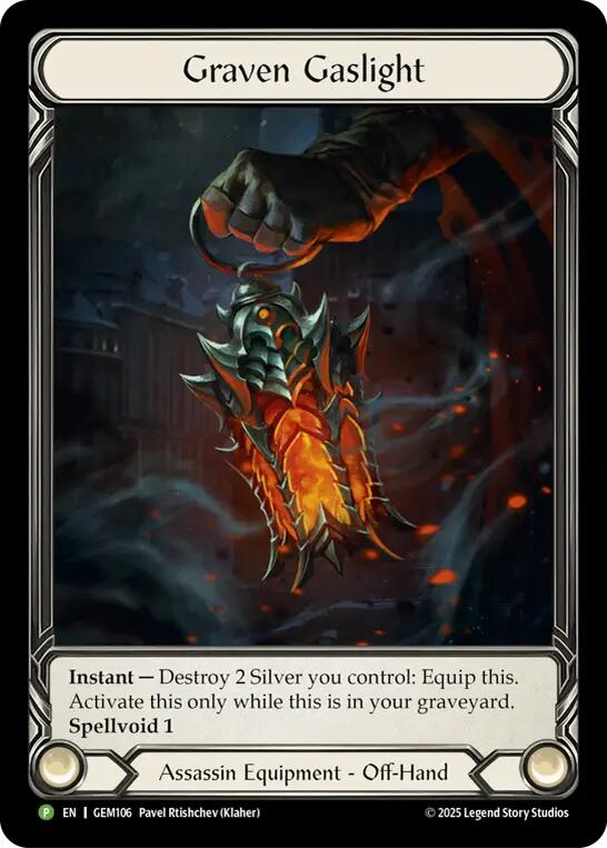 Graven Gaslight [GEM106] (GEM Pack 4)  Cold Foil