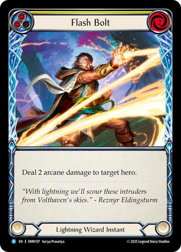 Flash Bolt (Yellow) [OMN107] (Omens of the Third Age)  Rainbow Foil