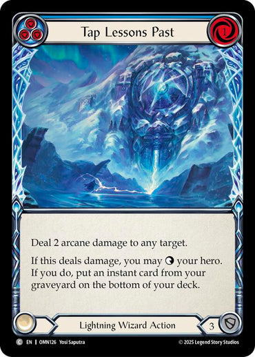 Tap Lessons Past (Blue) [OMN126] (Omens of the Third Age)