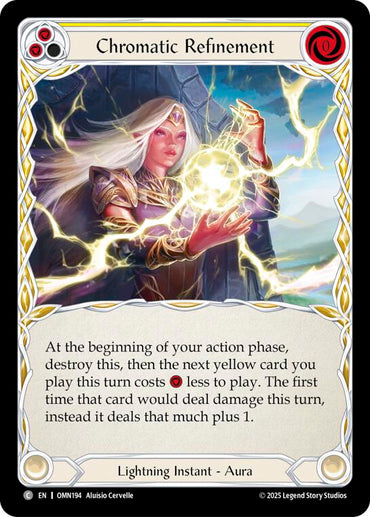 Chromatic Refinement (Yellow) [OMN194] (Omens of the Third Age)  Rainbow Foil