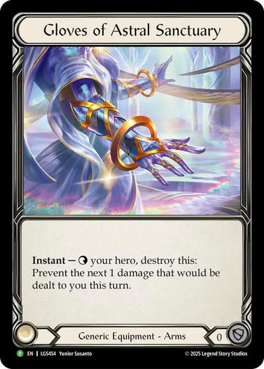 Gloves Of Astral Sanctuary [LGS454] (Promo)  Cold Foil