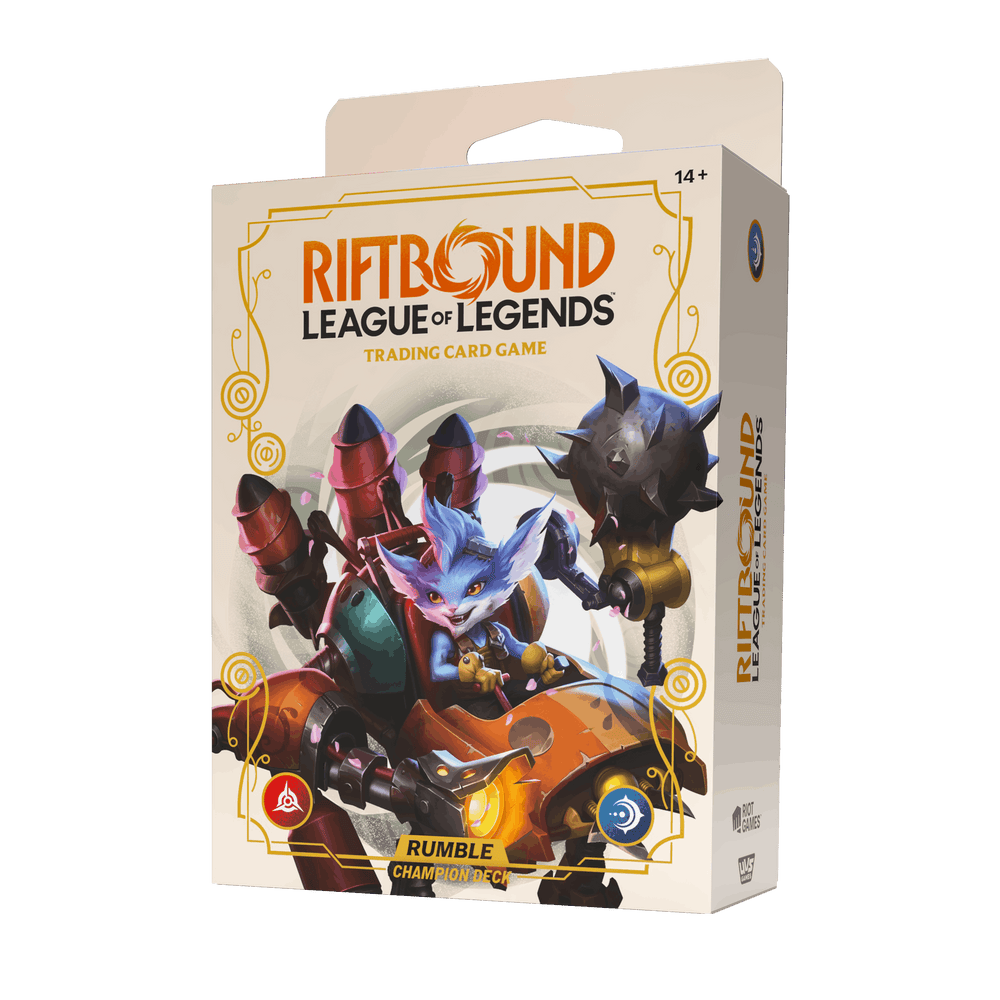 Riftbound - SPIRITFORGED CHAMPION DECK: RUMBLE DISPLAY