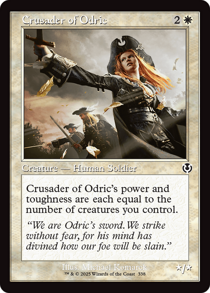 Crusader of Odric (Retro Frame) [Innistrad Remastered]