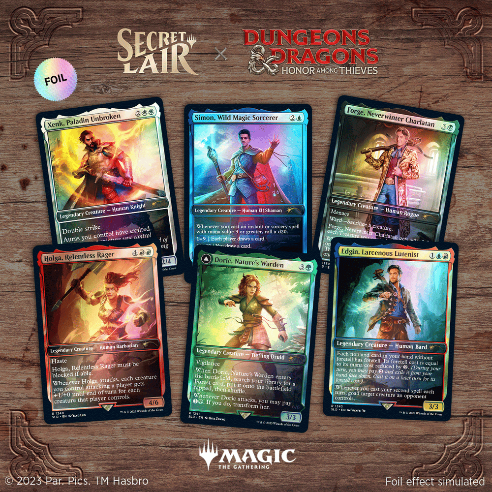 Secret Lair: Drop Series - Secret Lair x Dungeons & Dragons (Honor Among Thieves - Foil Edition)