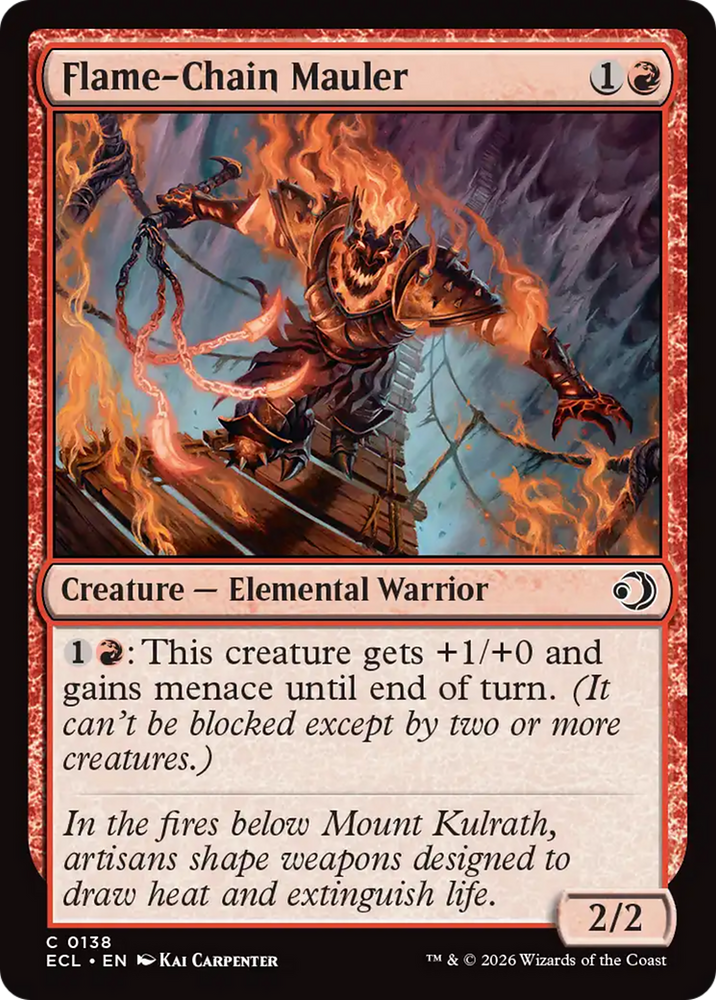 Flame-Chain Mauler [Lorwyn Eclipsed]