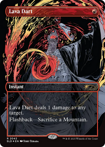 Lava Dart (Raised Foil) [Secret Lair Drop Series]