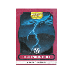 Dragon Shield Brushed - Art - Retro Series - Lightning Bolt -