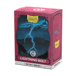 Dragon Shield Brushed - Art - Retro Series - Lightning Bolt -