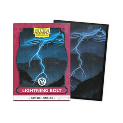 Dragon Shield Brushed - Art - Retro Series - Lightning Bolt -