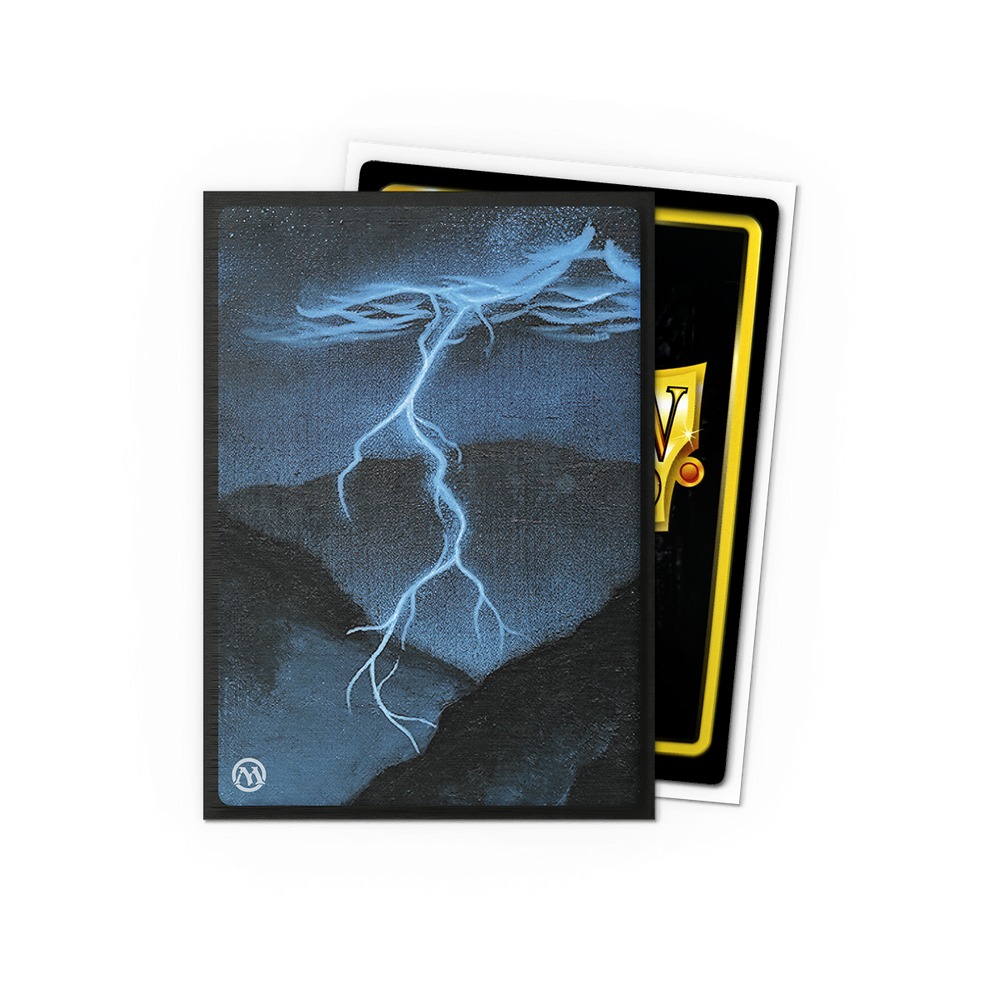 Dragon Shield Brushed - Art - Retro Series - Lightning Bolt -