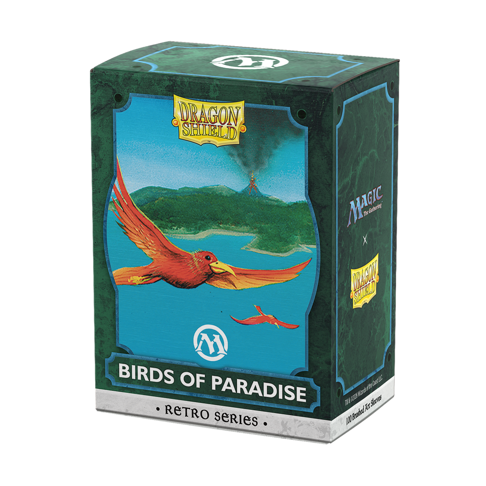 Dragon Shield Brushed - Art - Retro Series - Birds of Paradise -