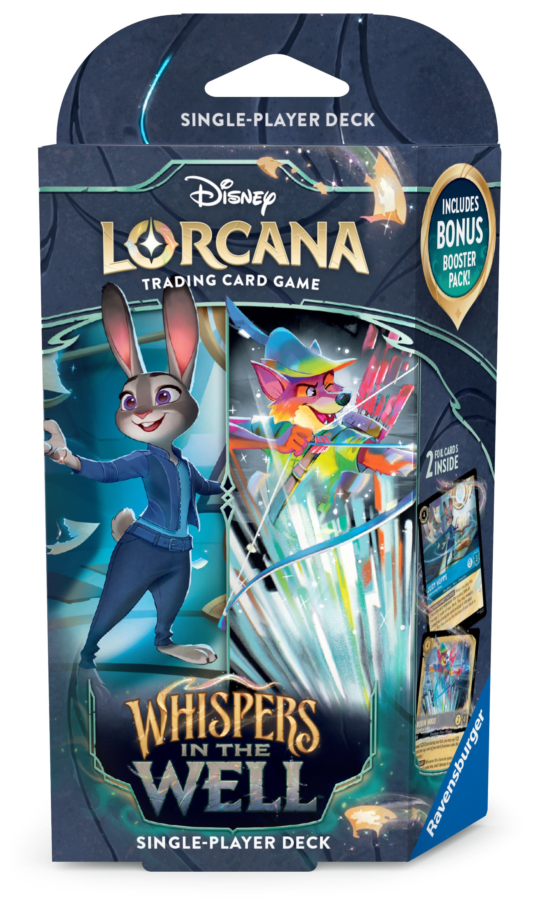 Disney Lorcana - Whispers in the Well Single-player Deck B: Judy Hopps & Robin Hood / Sapphire & Steel